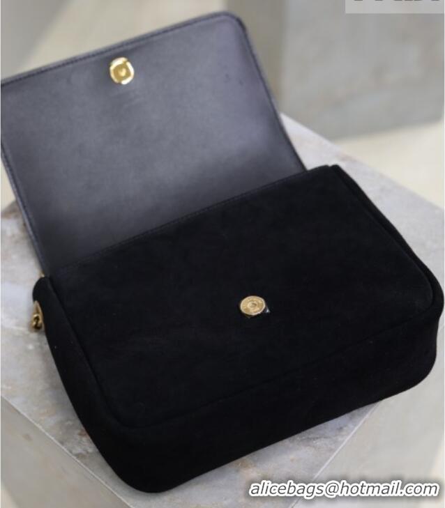 Grade Design Saint Laurent Kate Chain Bag in Suede 544116 Black 2026