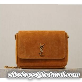 Good Quality Saint Laurent Kate Chain Bag in Suede 544116 Clay Yellow 2026