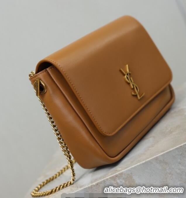 Top Quality Saint Laurent Kate Chain Bag in Smooth Leather 544116 Clay Yellow 2026