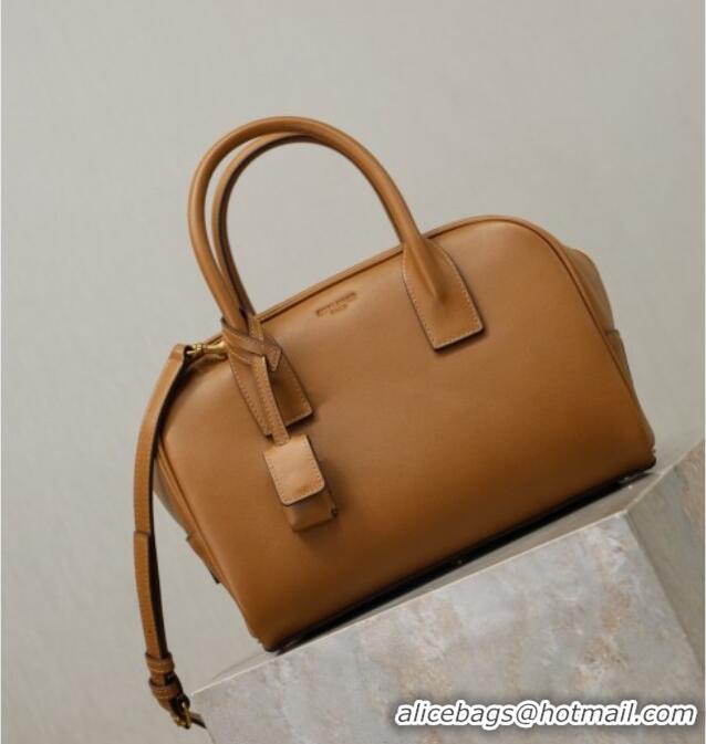 Famous Brand Saint Laurent SAC DE JOUR Boston Bag in Smooth Leather 851694 Brown 2026
