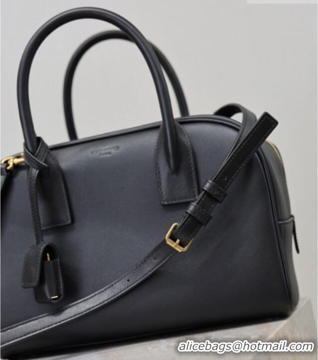 Top Grade Saint Laurent SAC DE JOUR Boston Bag in Smooth Leather 851694 Black 2026