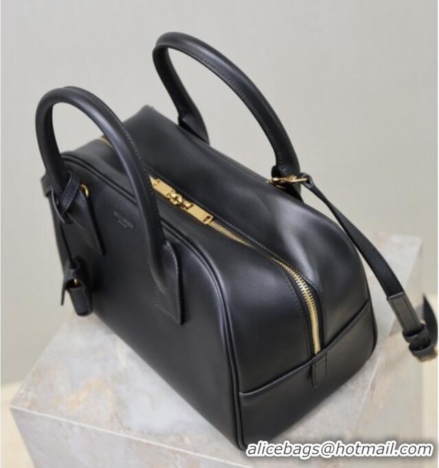 Top Grade Saint Laurent SAC DE JOUR Boston Bag in Smooth Leather 851694 Black 2026