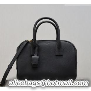 Super Quality Saint Laurent SAC DE JOUR Boston Bag in Grained Leather 851694 Black 2026
