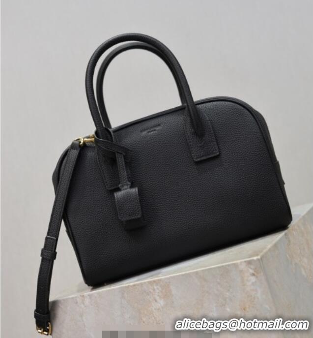 Super Quality Saint Laurent SAC DE JOUR Boston Bag in Grained Leather 851694 Black 2026