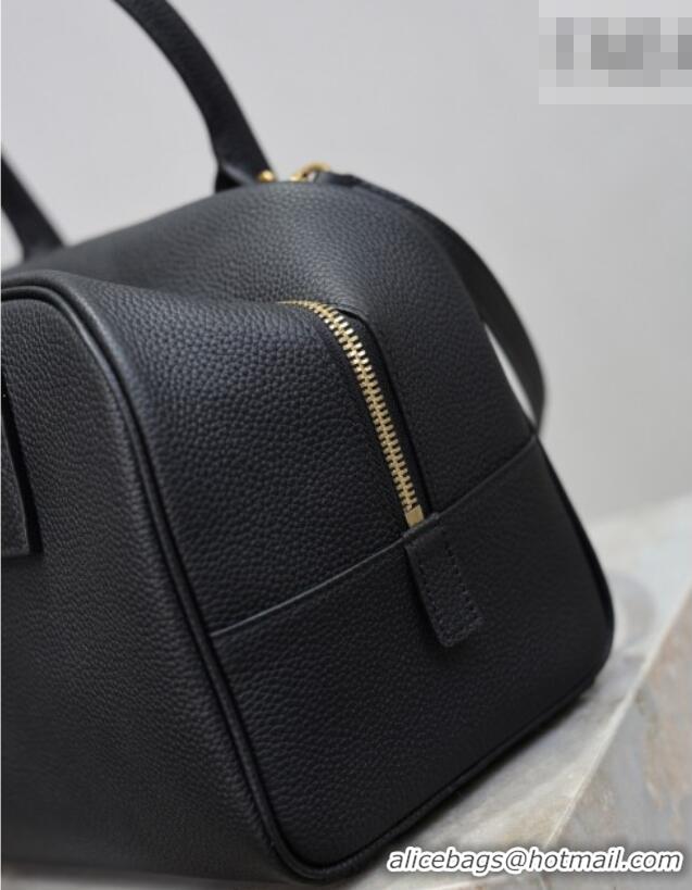 Super Quality Saint Laurent SAC DE JOUR Boston Bag in Grained Leather 851694 Black 2026