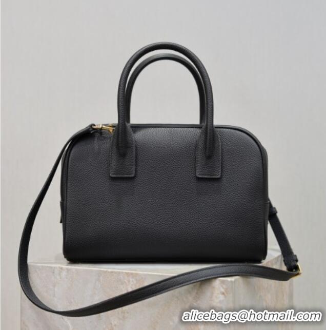 Super Quality Saint Laurent SAC DE JOUR Boston Bag in Grained Leather 851694 Black 2026