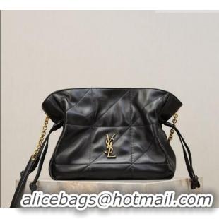 Best Price Saint Laurent Jamie Shoulder Pouch Bag in Lambskin Leather 862712 Black 2026