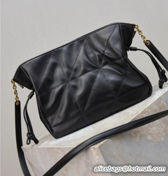 Best Price Saint Laurent Jamie Shoulder Pouch Bag in Lambskin Leather 862712 Black 2026