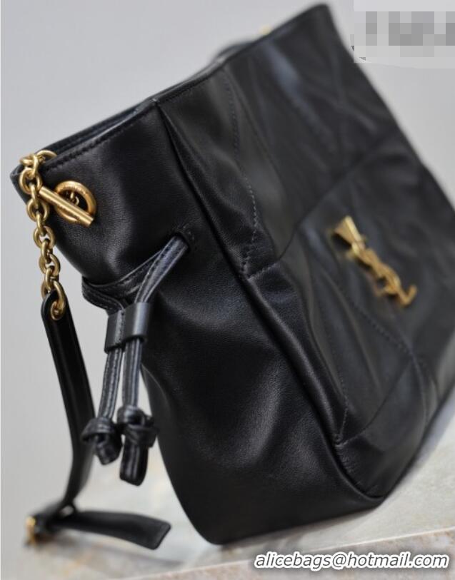 Best Price Saint Laurent Jamie Shoulder Pouch Bag in Lambskin Leather 862712 Black 2026