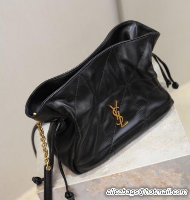 Best Price Saint Laurent Jamie Shoulder Pouch Bag in Lambskin Leather 862712 Black 2026