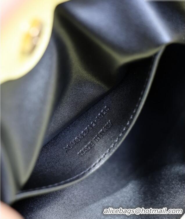 Luxury Discount Saint Laurent Jamie Shoulder Pouch Bag in Lambskin Leather 862712 Lemon Yellow 2026