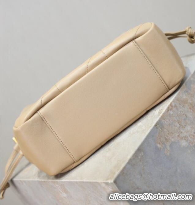 Top Grade Saint Laurent Jamie Shoulder Pouch Bag in Lambskin Leather 862712 Apricot 2026