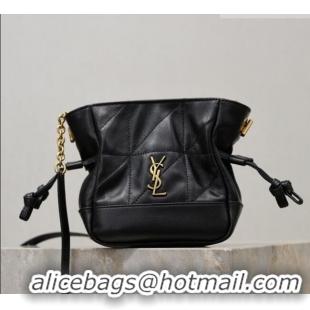 Good Product Saint Laurent Jamie Mini Shoulder Pouch Bag in Lambskin Leather 859174 Black 2026