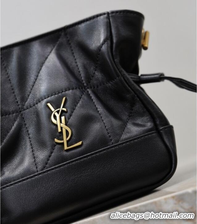 Good Product Saint Laurent Jamie Mini Shoulder Pouch Bag in Lambskin Leather 859174 Black 2026