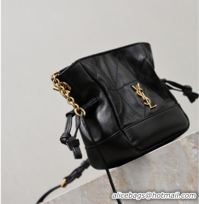 Good Product Saint Laurent Jamie Mini Shoulder Pouch Bag in Lambskin Leather 859174 Black 2026