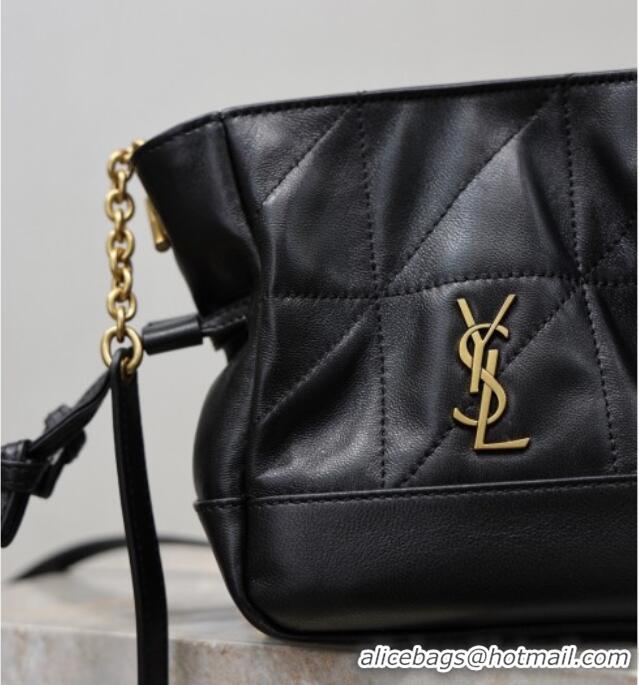 Good Product Saint Laurent Jamie Mini Shoulder Pouch Bag in Lambskin Leather 859174 Black 2026