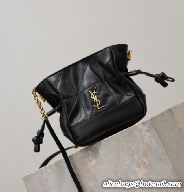 Good Product Saint Laurent Jamie Mini Shoulder Pouch Bag in Lambskin Leather 859174 Black 2026