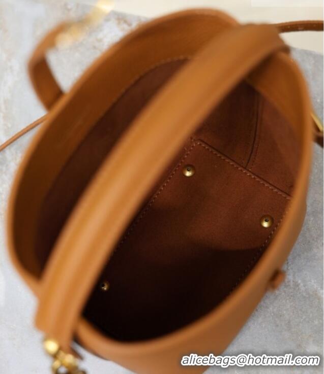 Promotional Saint Laurent LE 37 Mini Bucket Bag in Grained leather 765870 Clay Yellow 2026