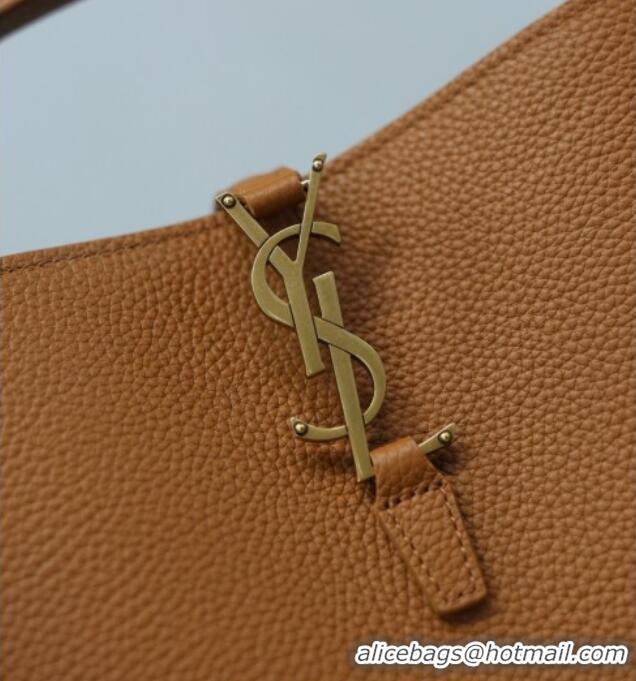 Promotional Saint Laurent LE 37 Small Bucket Bag in Grained leather 749036 Clay Yellow 2026