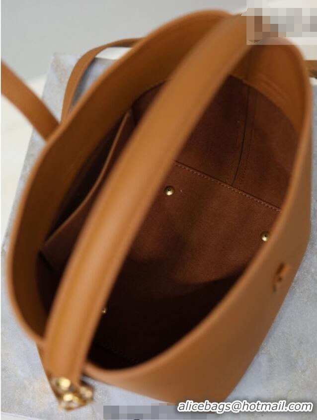 Promotional Saint Laurent LE 37 Small Bucket Bag in Grained leather 749036 Clay Yellow 2026