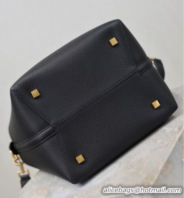 Top Grade Saint Laurent LE 37 Bucket Bag in Grained leather 742828 Black 2026