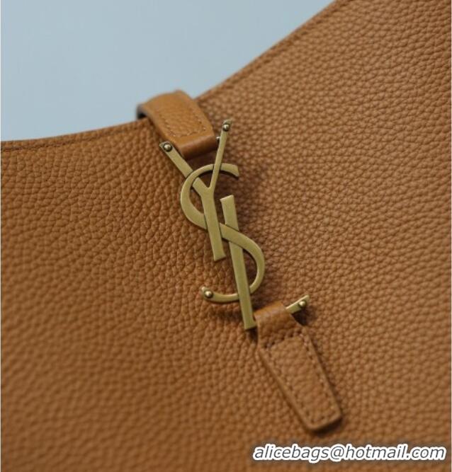 Original Cheap Saint Laurent LE 37 Bucket Bag in Grained leather 742828 Clay Yellow 2026