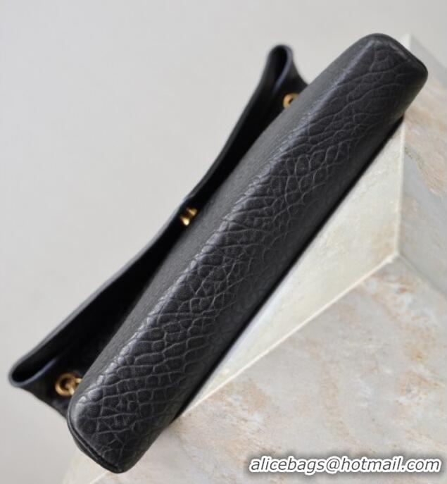 Market Sells Saint Laurent Cassandre Large Envelope Pouch in Grained Leather with Chain 769307 Black 2025