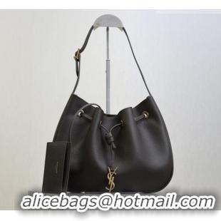 Luxury Cheap Saint Laurent Paris Vii Small Hobo Bag in Grained Leather 796626 Green 2025