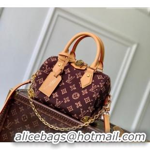 Promotional Louis Vuitton Speedy Trunk 20 Bag in Monogram Origine Ebène Canvas M28102 2026