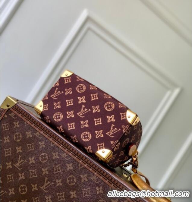 Promotional Louis Vuitton Speedy Trunk 20 Bag in Monogram Origine Ebène Canvas M28102 2026
