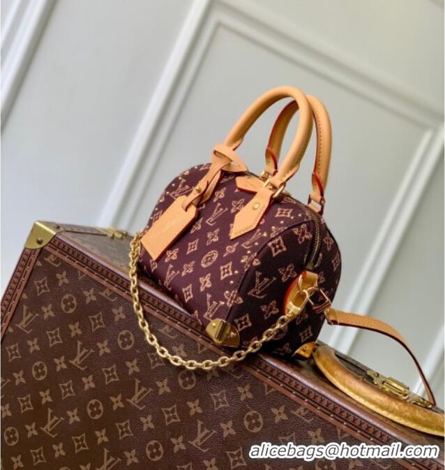 Promotional Louis Vuitton Speedy Trunk 20 Bag in Monogram Origine Ebène Canvas M28102 2026