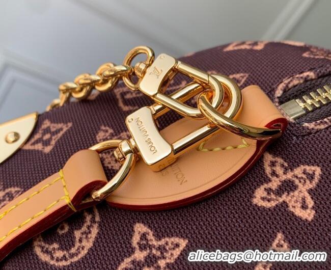 Promotional Louis Vuitton Speedy Trunk 20 Bag in Monogram Origine Ebène Canvas M28102 2026