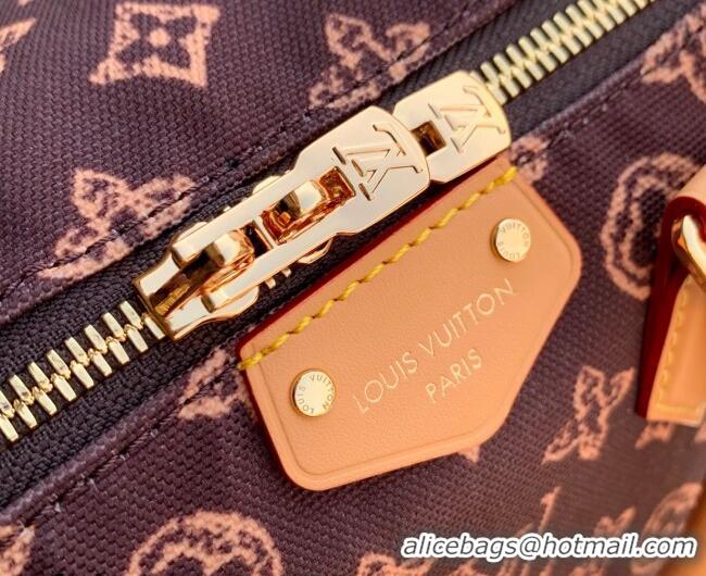 Promotional Louis Vuitton Speedy Trunk 20 Bag in Monogram Origine Ebène Canvas M28102 2026