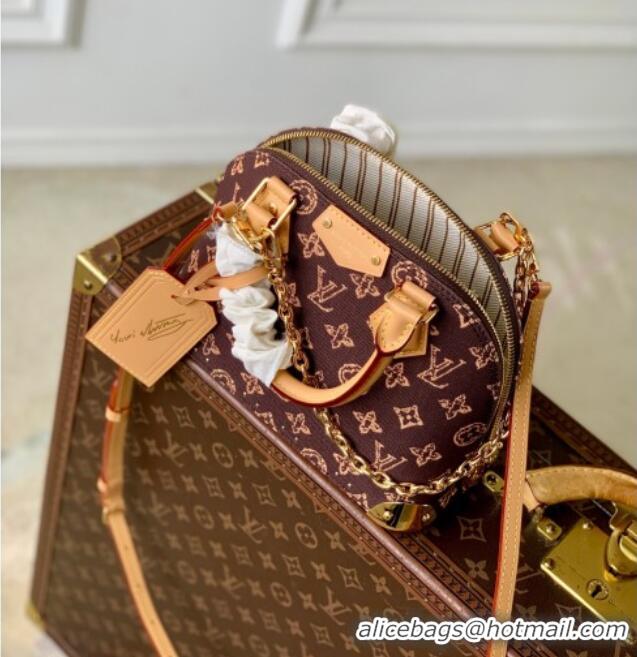 Big Discount Louis Vuitton Alma Trunk BB Bag in Monogram Original Ebène Canvas M28105 2026