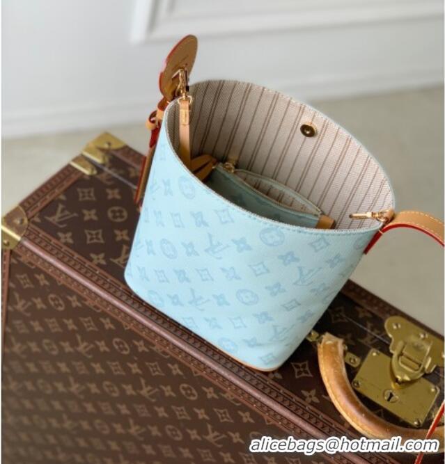 Big Discount Louis Vuitton All In BB Bucket Bag in Monogram Original Blue Courrier M27529 2026