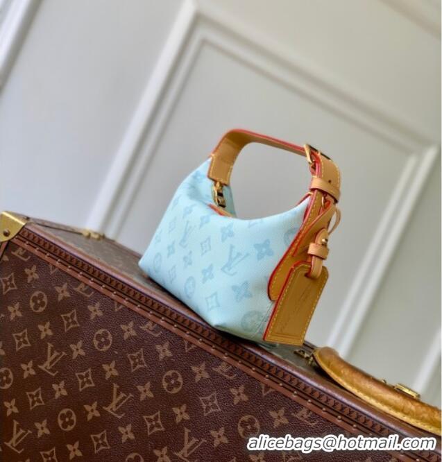 Promotional Louis Vuitton Pochette Hills Mini Bag in Monogram Origine Blue Courrier Canvas M28250 2026