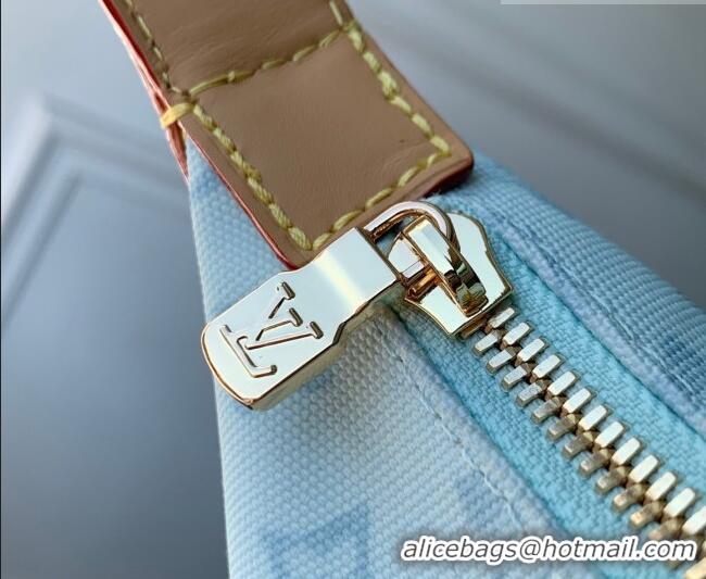 Promotional Louis Vuitton Pochette Hills Mini Bag in Monogram Origine Blue Courrier Canvas M28250 2026