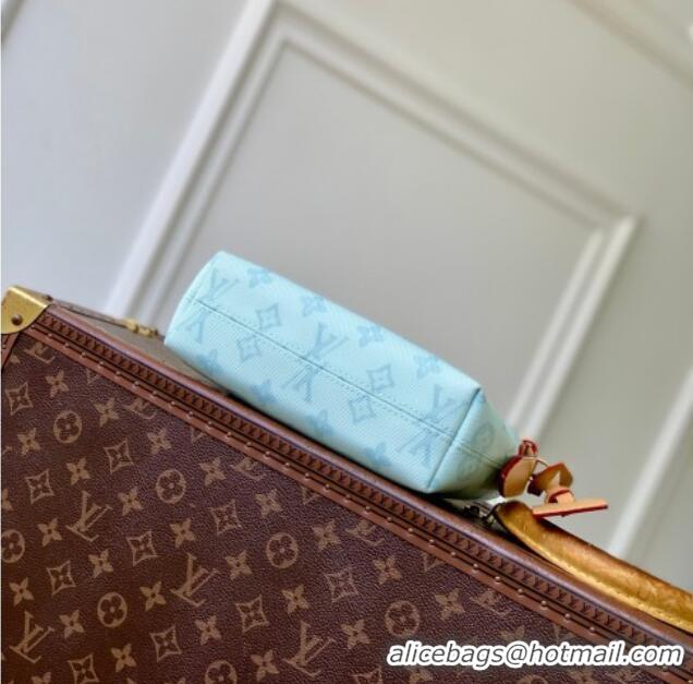 Promotional Louis Vuitton Pochette Hills Mini Bag in Monogram Origine Blue Courrier Canvas M28250 2026
