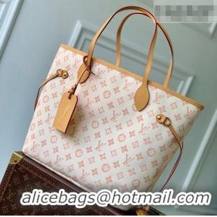 Famous Brand Louis Vuitton Neverfull MM Bag in Monogram Origine Linen M27521 2026
