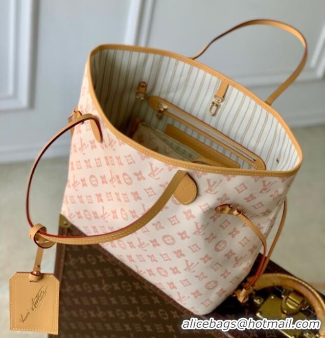 Famous Brand Louis Vuitton Neverfull MM Bag in Monogram Origine Linen M27521 2026