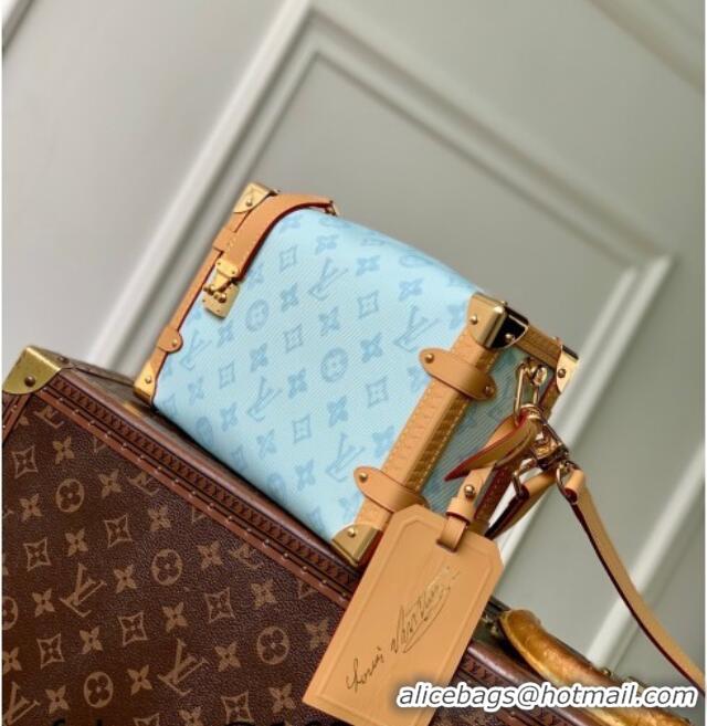 Promotional Louis Vuitton Side Trunk MM Bag in Monogram Origine Blue Courrier M27891 2026