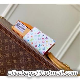 Promotional Louis Vuitton LV x TM Slim Card Holder in Multicolor/White Canvas M27495 2026