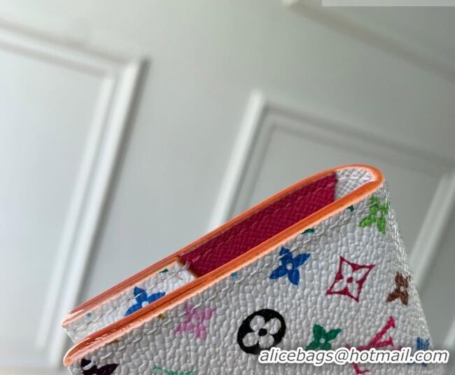 Promotional Louis Vuitton LV x TM Slim Card Holder in Multicolor/White Canvas M27495 2026