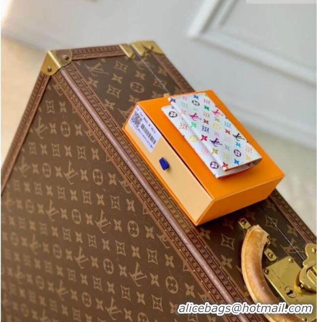 Promotional Louis Vuitton LV x TM Slim Card Holder in Multicolor/White Canvas M27495 2026