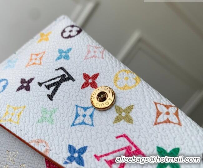 Promotional Louis Vuitton LV x TM Slim Card Holder in Multicolor/White Canvas M27495 2026