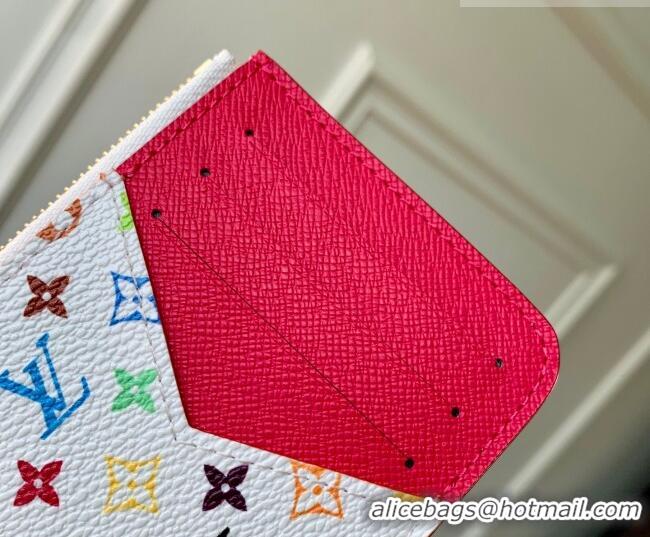 Buy Cheap Louis Vuitton LV x TM Romy Card Holder in Multicolor/White Canvas M27706 2026