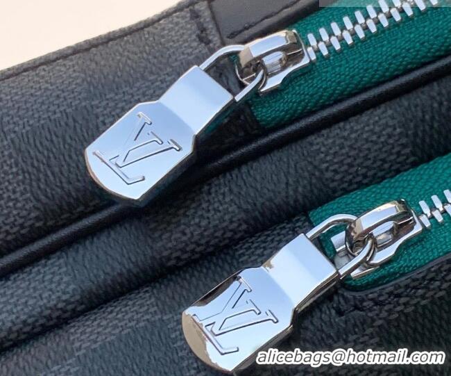 Low Cost Louis Vuitton Men's Avenue Slingbag PM Bag in Borneo Green Damier Graphite Canvas N40841 2026