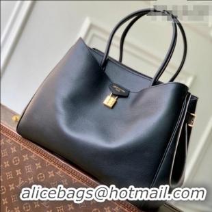 Grade Design Louis Vuitton Vendome MM Tote Bag in Calfskin leather M26338 Black 2026