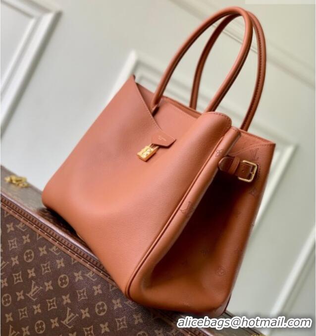 Super Quality Louis Vuitton Vendome MM Tote Bag in Calfskin leather M26501 Cognac Brown 2026