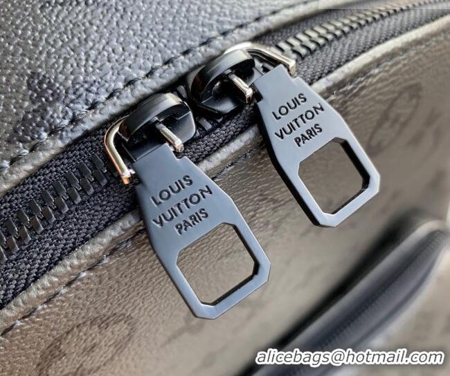 Top Grade Louis Vuitton Men's Discovery Cargo Backpack Bag in Black Monogram Midnight Canvas M26765 2026